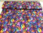 Preview: Patchworkstoff mit Katzen in Neonfarben von Timeless Treasures
